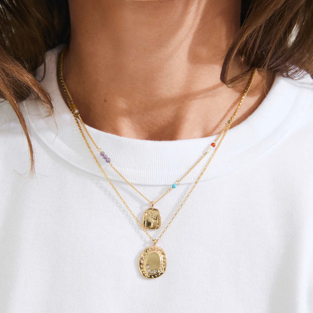 VOICI COLLIER PLAQUÉ OR