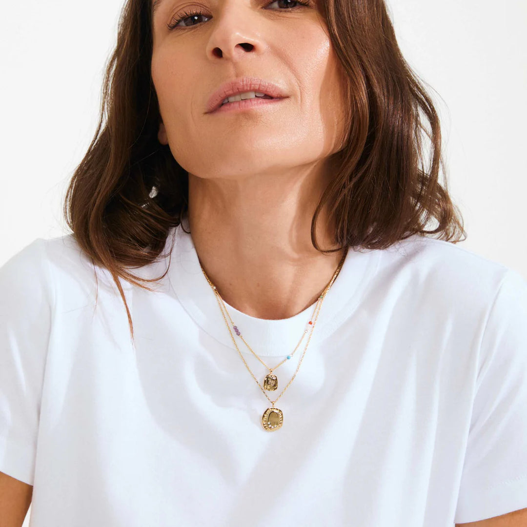 VOICI COLLIER PLAQUÉ OR