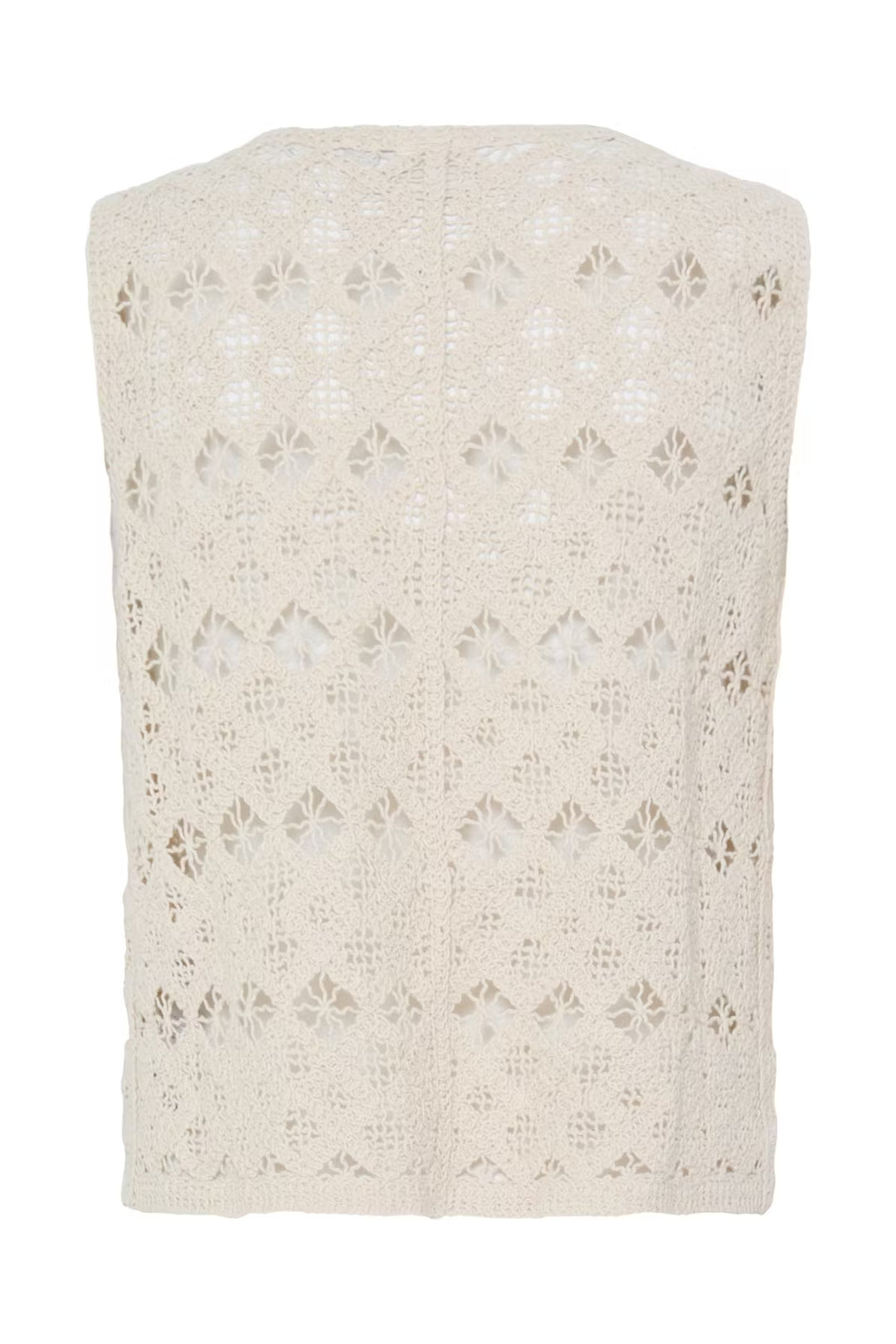 IHNEKLA TOP "BIRCH/WHITE"