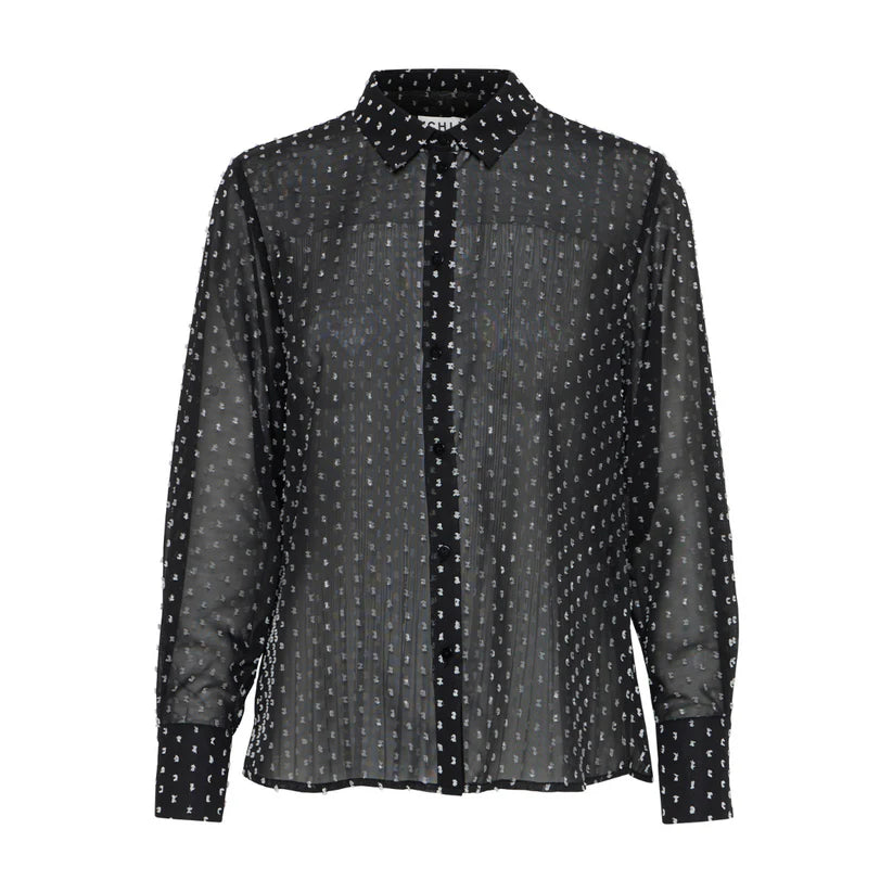 IHNELLA SHIRT "BLACK/WHITE"