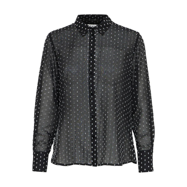 IHNELLA SHIRT "BLACK/WHITE"