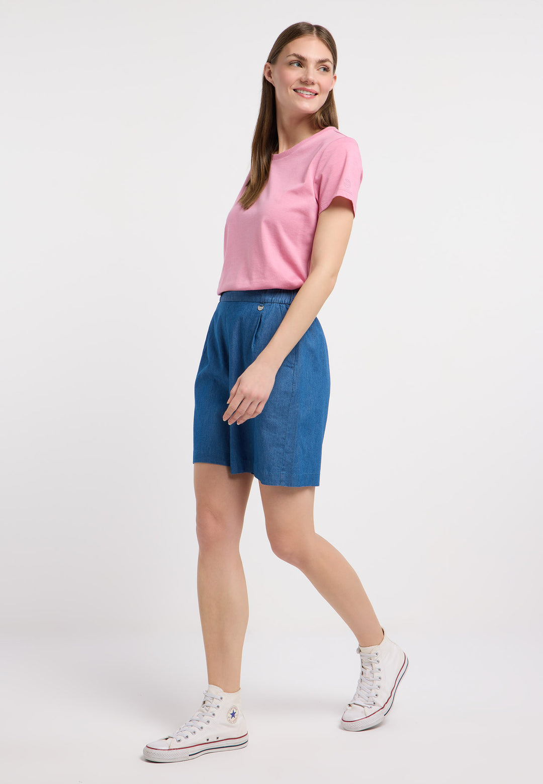 NERRIA DENIM SHORTS "BLUE"