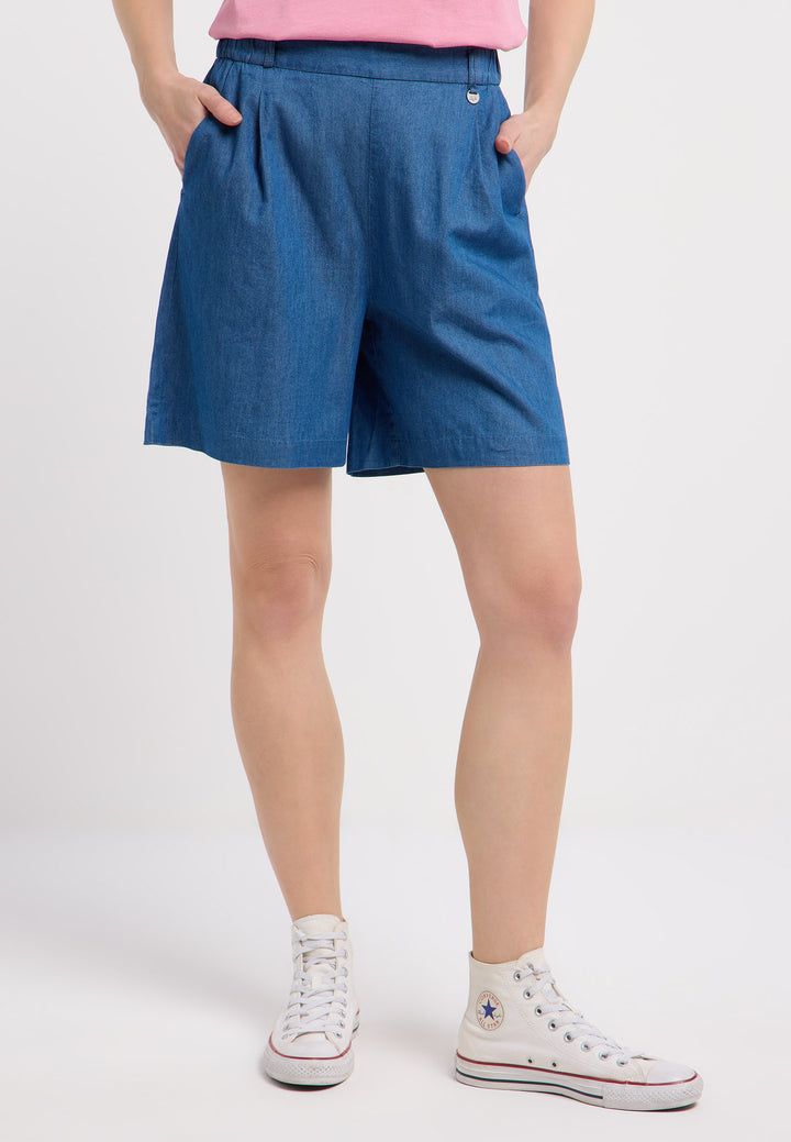 NERRIA DENIM SHORTS "BLUE"