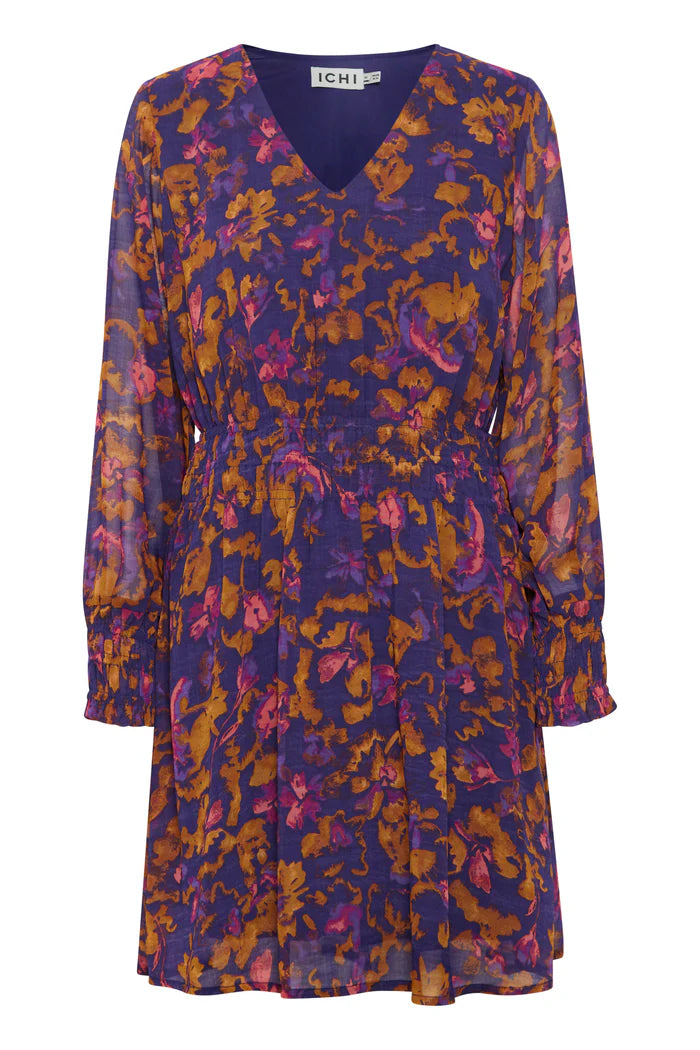 IHPERNILLY DRESS "PURPLE MULTI FLOWER"