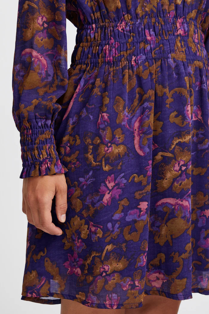 IHPERNILLY DRESS "PURPLE MULTI FLOWER"