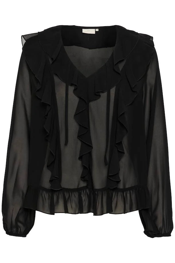 KANINNA BLOUSE "BLACK DEEP"