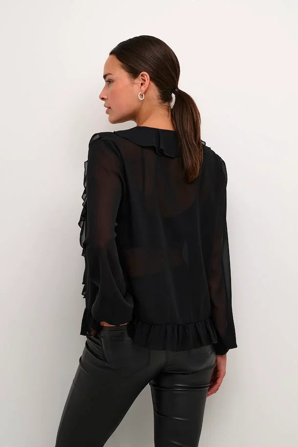 KANINNA BLOUSE "BLACK DEEP"