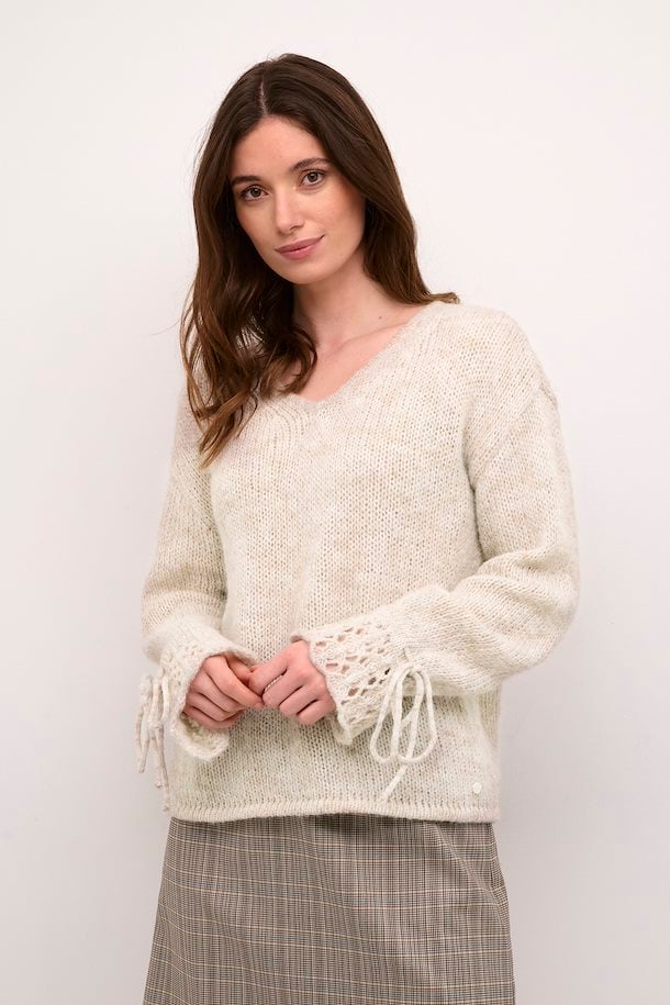 CRNISO KNIT PULLOVER - BEIGE MELANGE