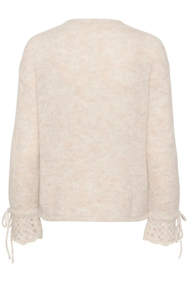 CRNISO KNIT PULLOVER - BEIGE MELANGE