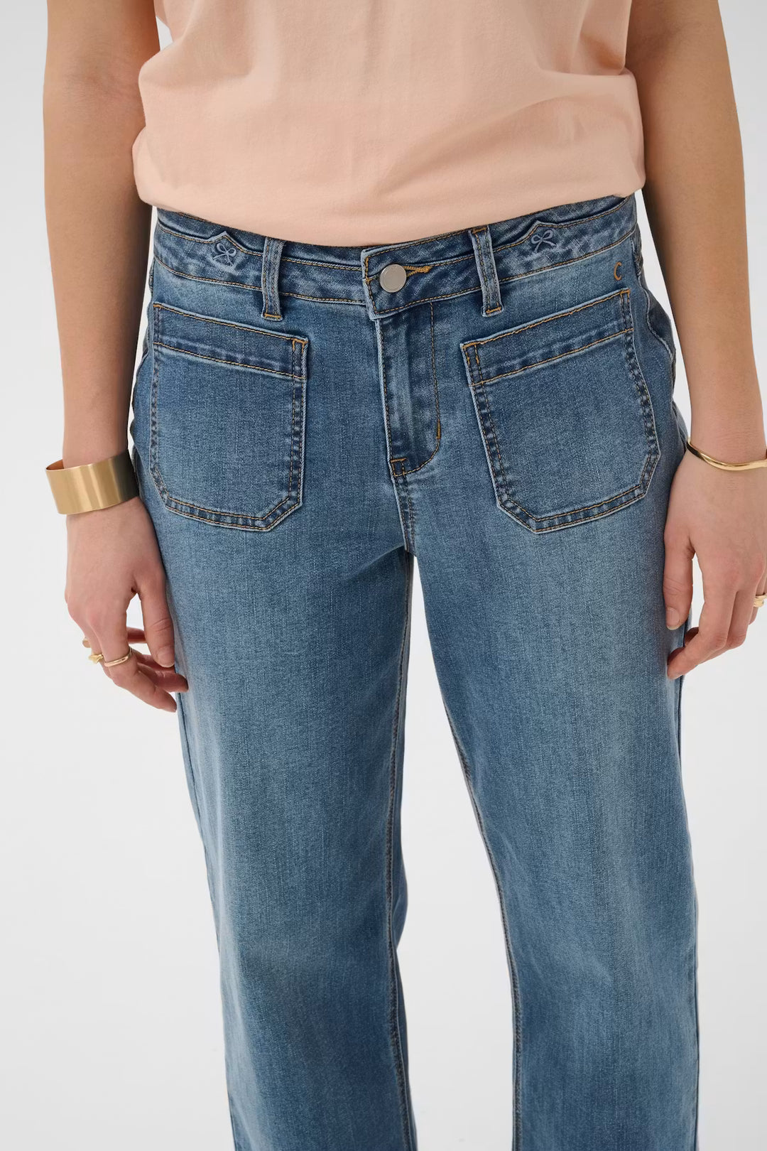 CRNOEMI JEANS "MANITOBA MIDBLUE DENIM"