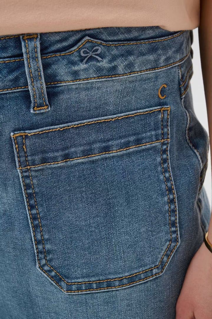 CRNOEMI JEANS "MANITOBA MIDBLUE DENIM"