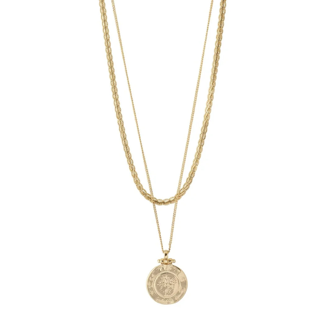 NOMAD 2-IN-1 NECKLACE "GOLD-PLATED"