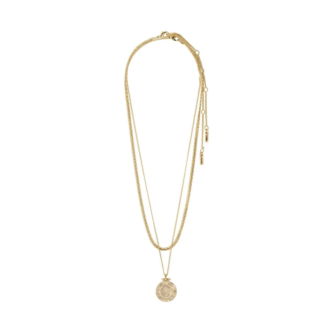 NOMAD 2-IN-1 NECKLACE "GOLD-PLATED"