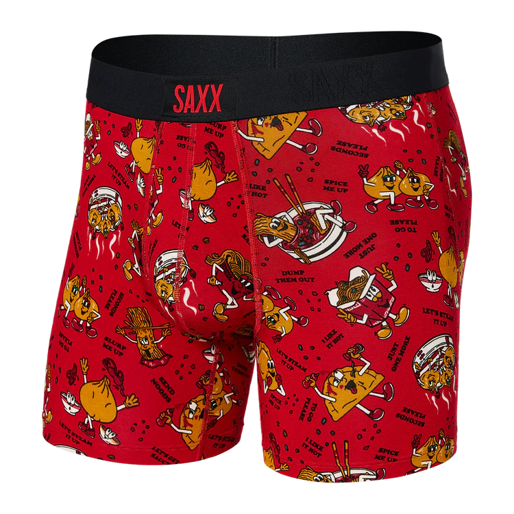 SAXX VIBE Super Soft BB Dumps and Noods - Red