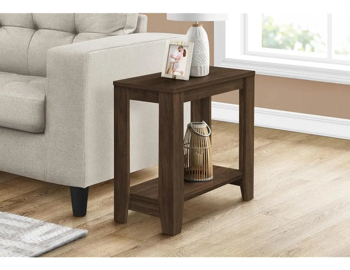 DECORATIVE SIDE TABLE "DARK WALNUT"