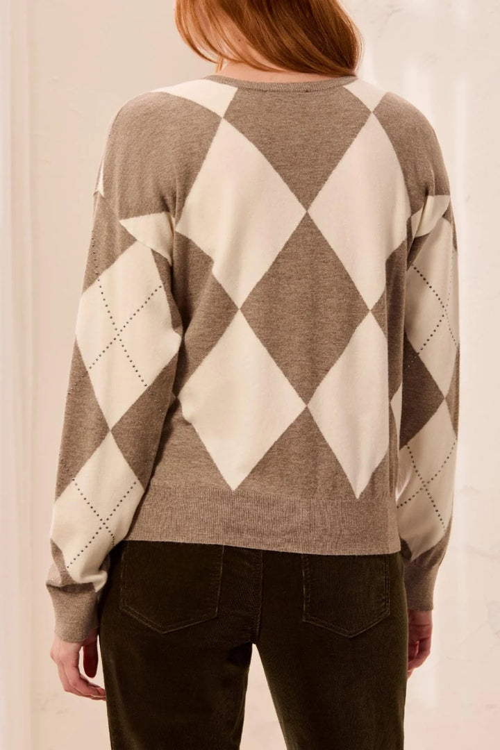LONG-SLEEVE CREWNECK SWEATER "OATMEAL"