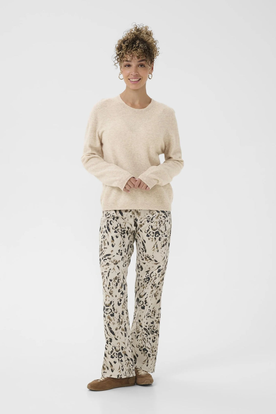 CRMELA PULLOVER "OAT MELANGE"