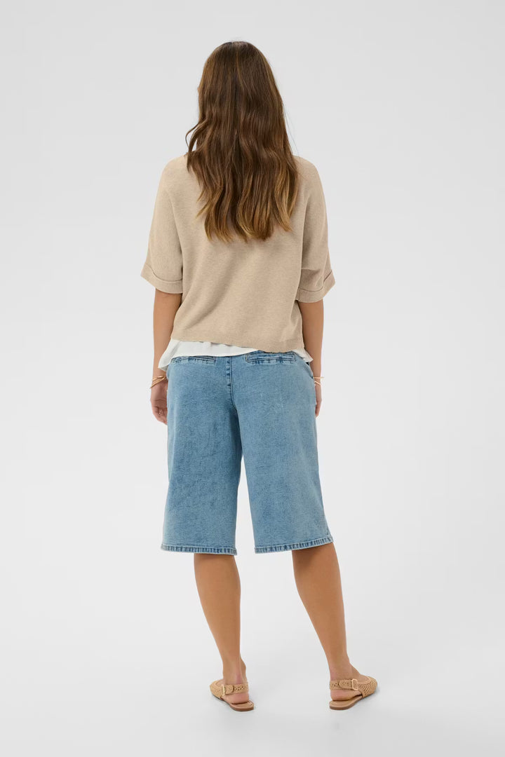 CRSILAR KNIT BOLERO "OAT MELANGE"