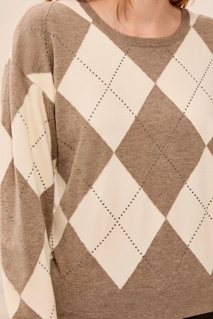 LONG-SLEEVE CREWNECK SWEATER "OATMEAL"
