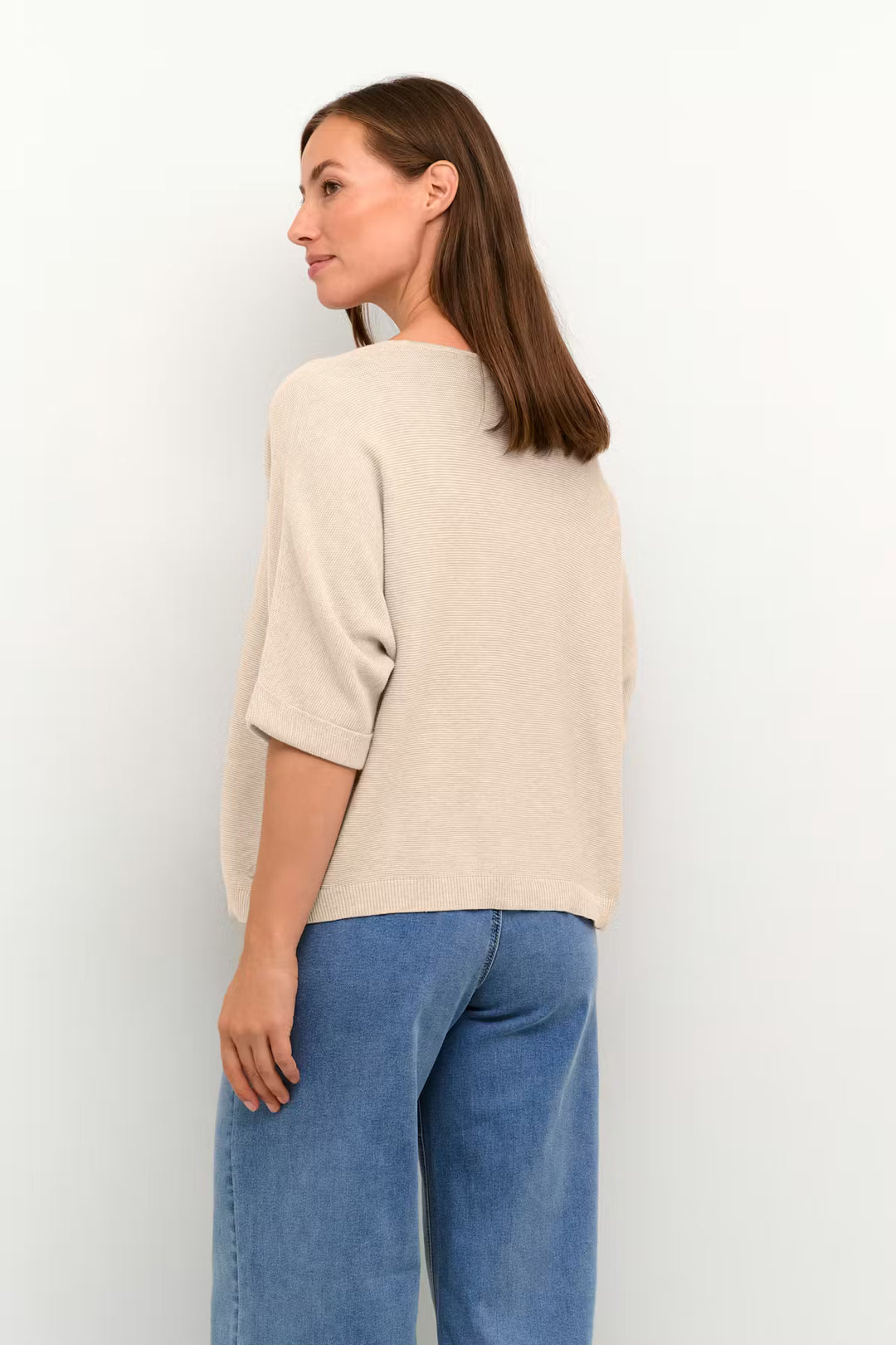 CRSILAR KNIT BOLERO "OAT MELANGE"