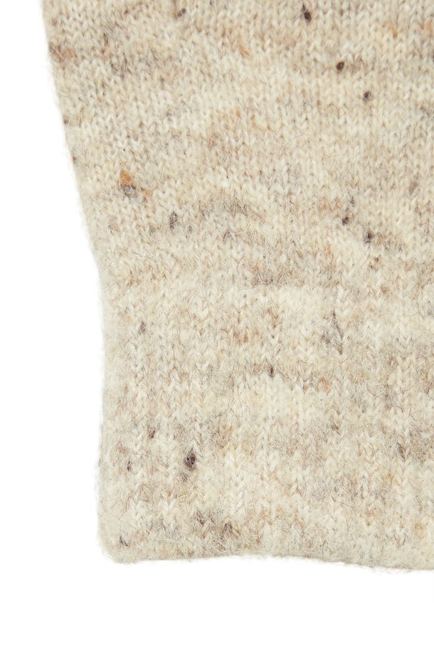 IAPERRINE GLOVES "OATMEAL MELANGE"