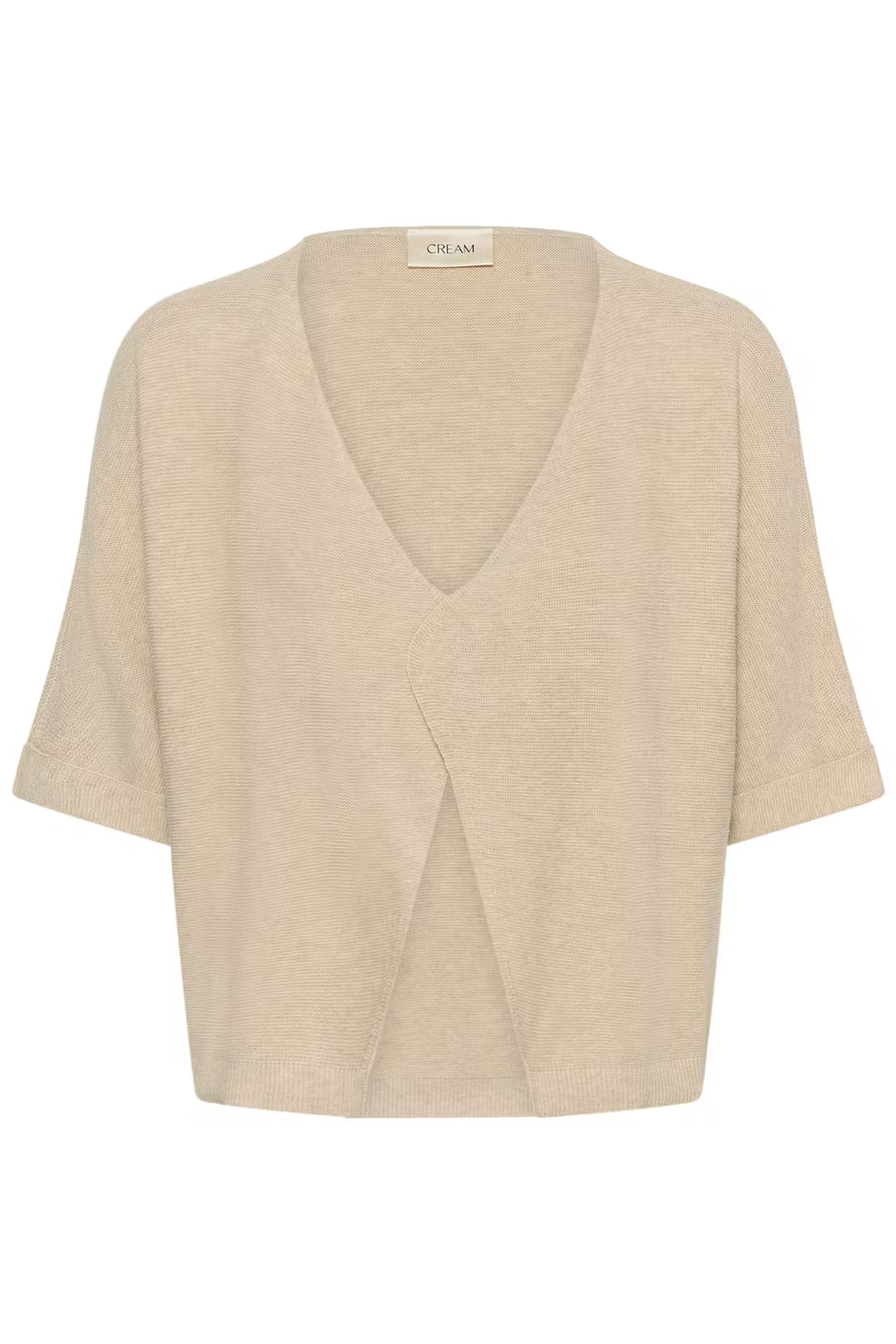 CRSILAR KNIT BOLERO "OAT MELANGE"