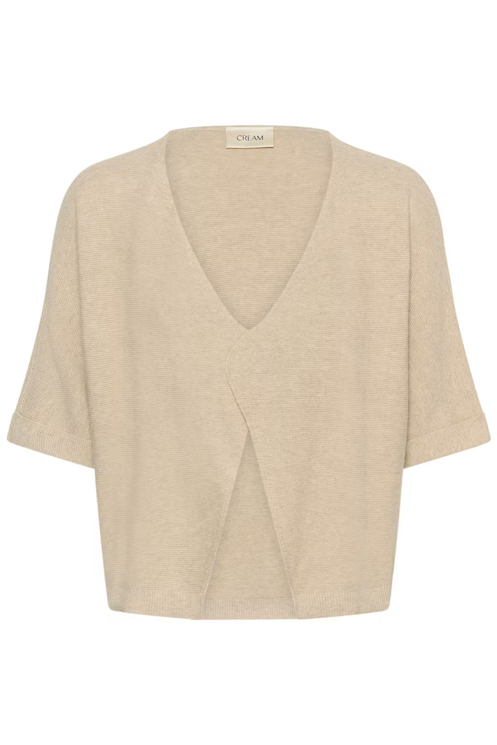 CRSILAR KNIT BOLERO "OAT MELANGE"