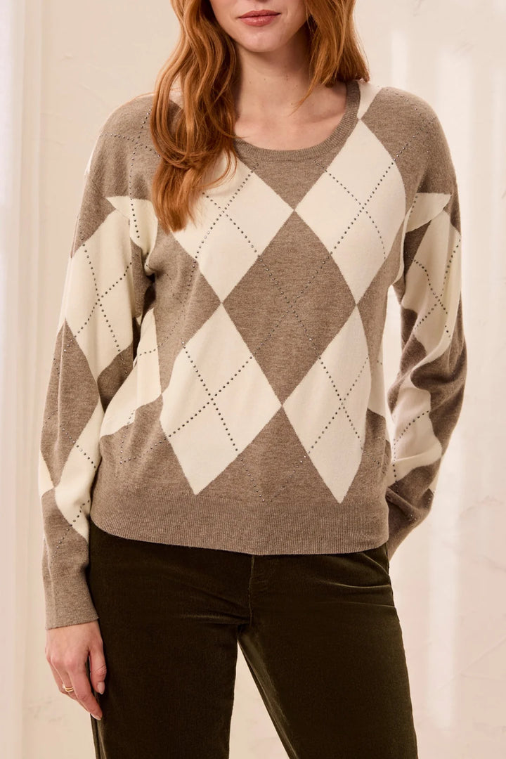 LONG-SLEEVE CREWNECK SWEATER "OATMEAL"