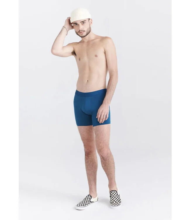DROPTEMP COOLING COTTON BOXER BRIEF "DEEP OCEAN"