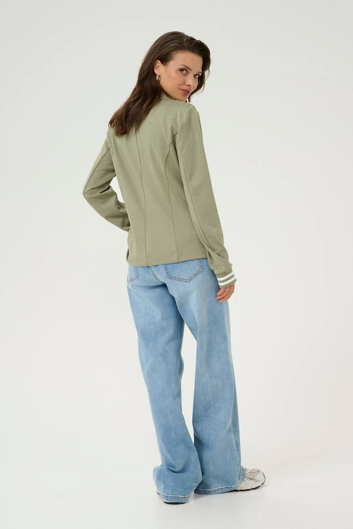 KINNIE BLAZER "OIL GREEN/CHALK"