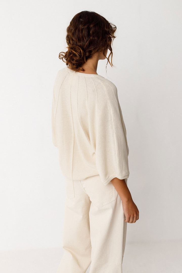 OLAIA-GOTS SWEATER "IVORY"