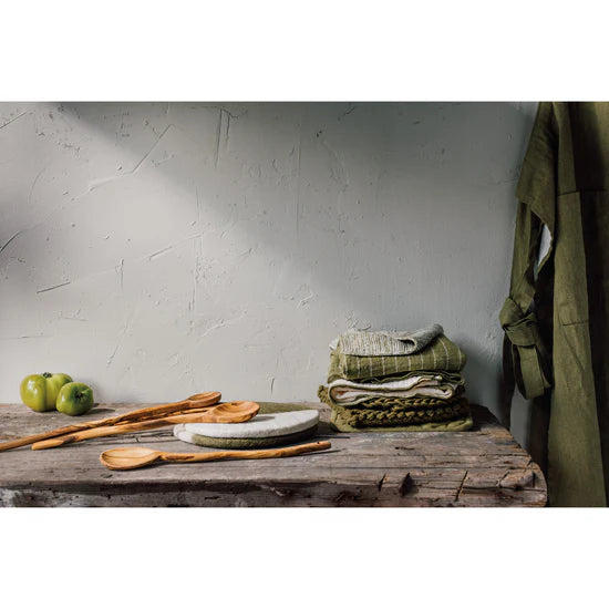 OLIVE BRANCH DOUBLE WEAVE TEA TOWEL