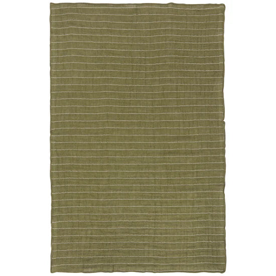 OLIVE BRANCH DOUBLE WEAVE TEA TOWEL