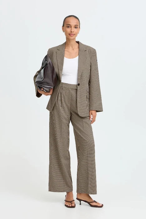 BYESTOLO BLAZER "SEPIA CHECK"