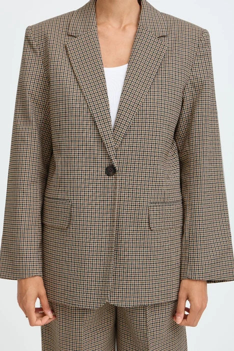 BYESTOLO BLAZER "SEPIA CHECK"