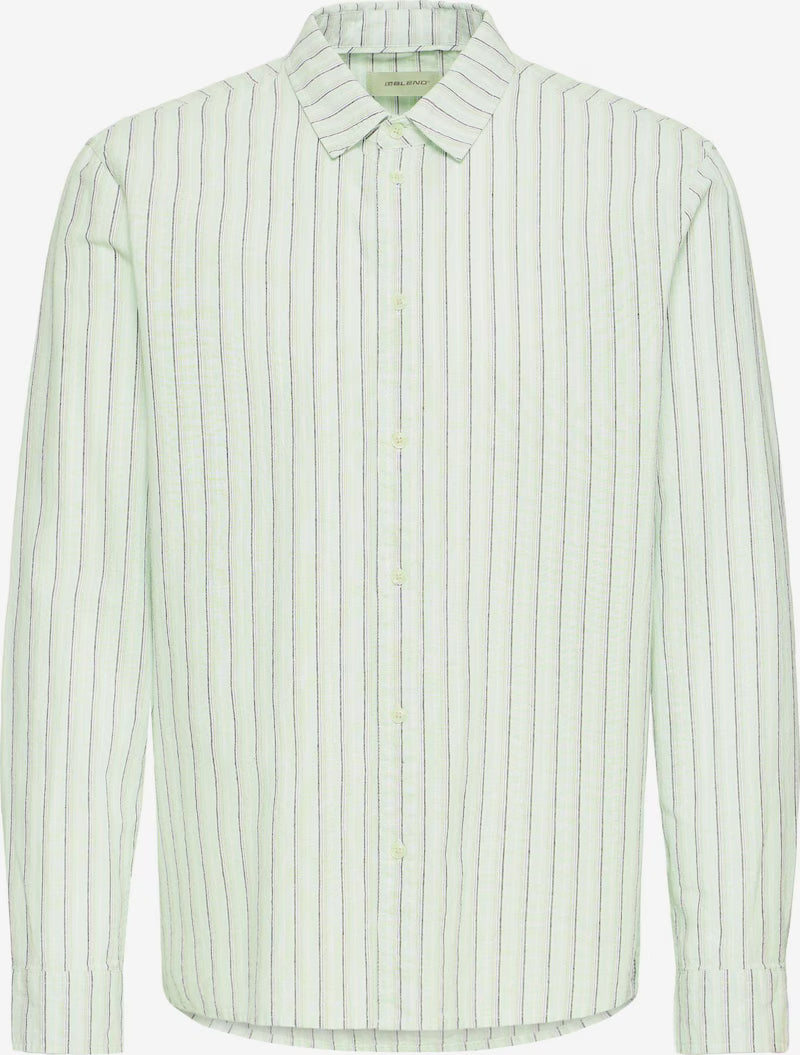 BHABAN STRIPED SHIRT "OPAL BLUE"