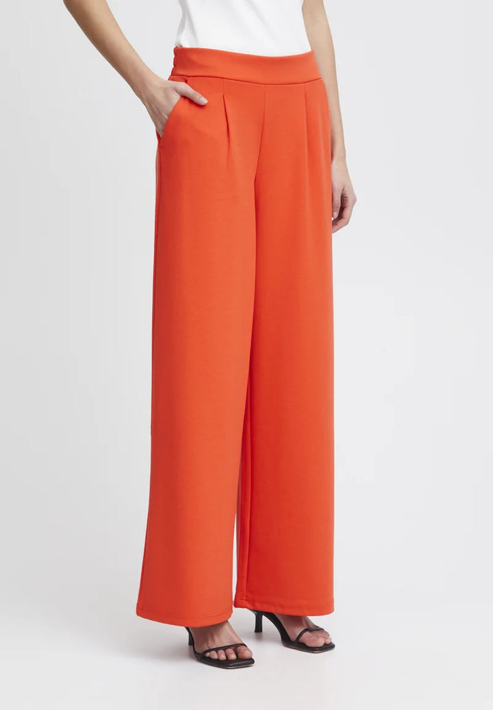 IHKATE TROUSERS - BLACK/ORANGE