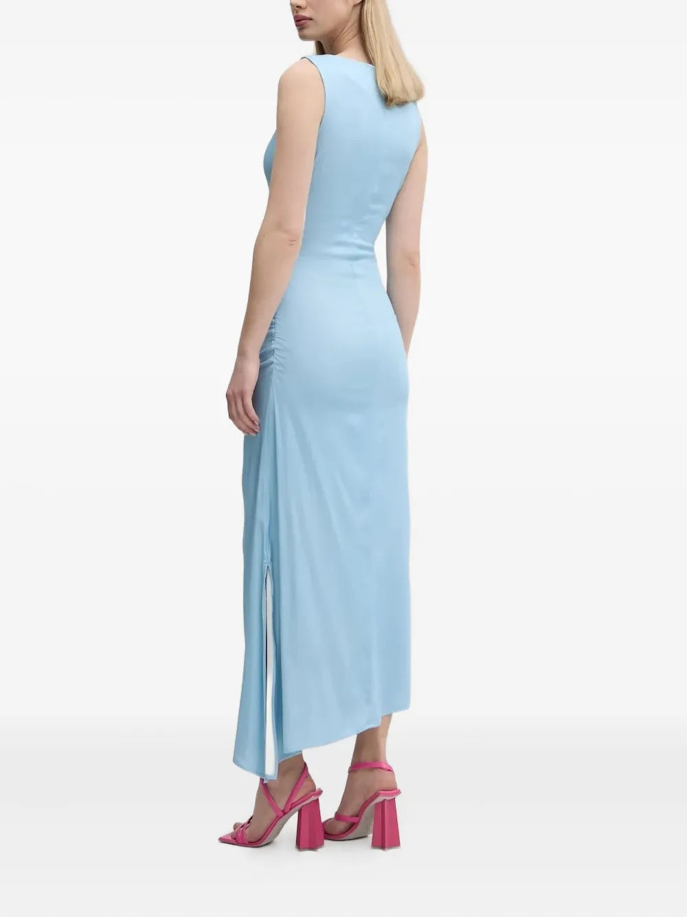 REIM ASYMMETRICAL ORCHID DRESS "BLUE"