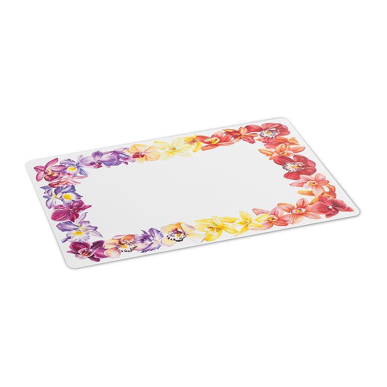ORCHID BORDER PLACEMAT - 13X18''L