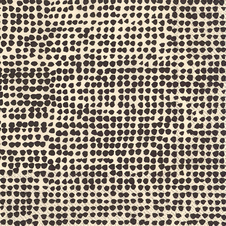 ORKANEN LUNCH NAPKIN - LINEN/BLACK