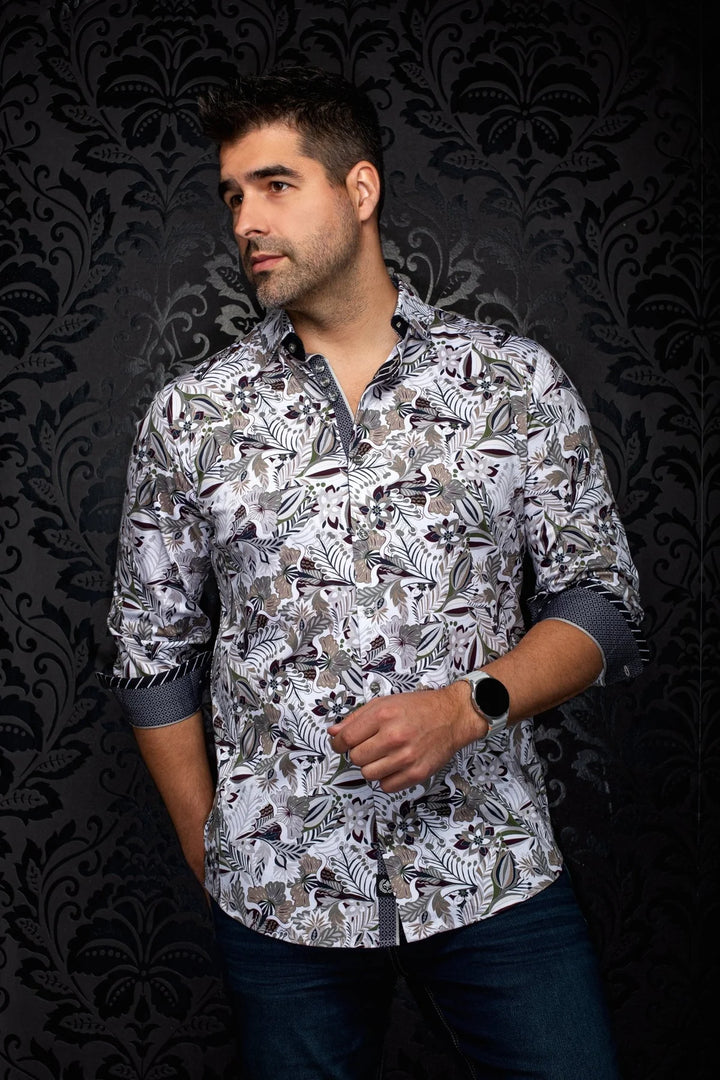 OSAKA SHIRT "WHITE KHAKI"