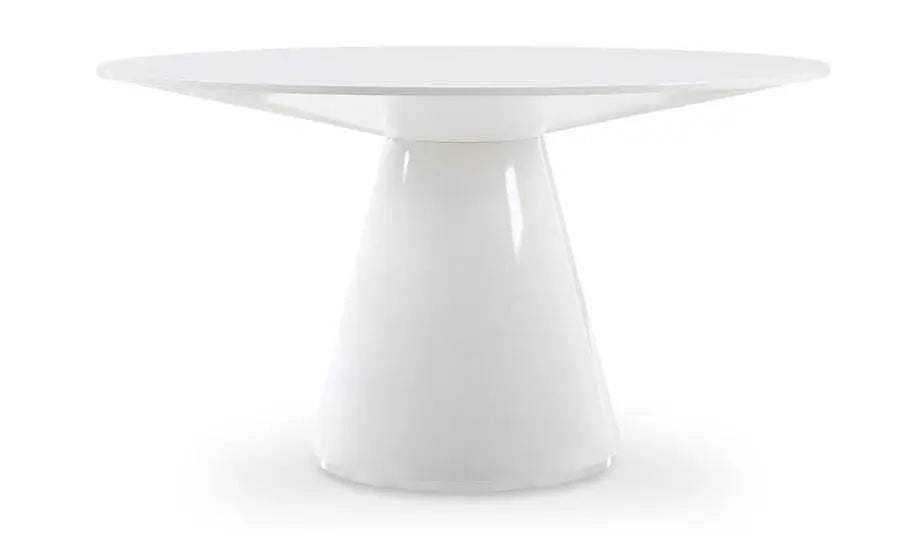 OTAGO ROUND DINING TABLE 54IN "WHITE"