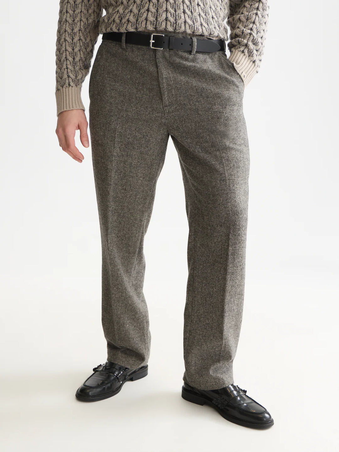OTIS WOOL BLEND CHINO "METEORITE MELANGE"