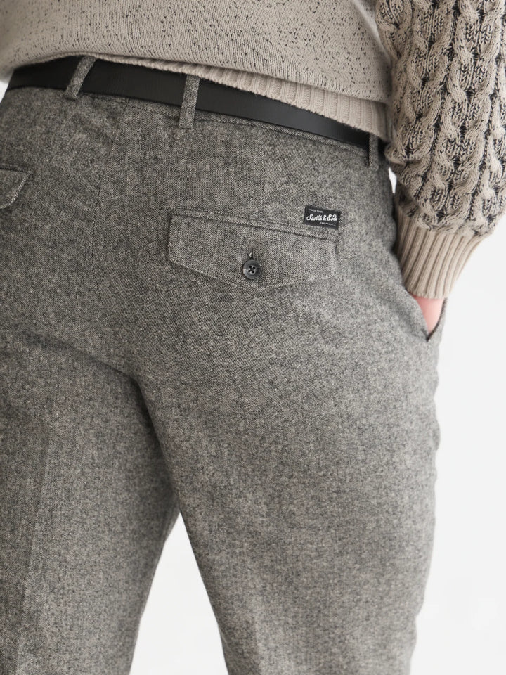 OTIS WOOL BLEND CHINO "METEORITE MELANGE"