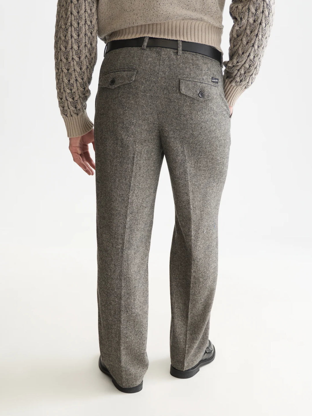 OTIS WOOL BLEND CHINO "METEORITE MELANGE"