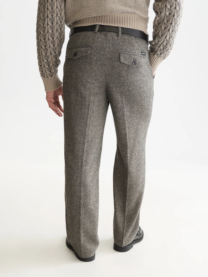 OTIS WOOL BLEND CHINO "METEORITE MELANGE"