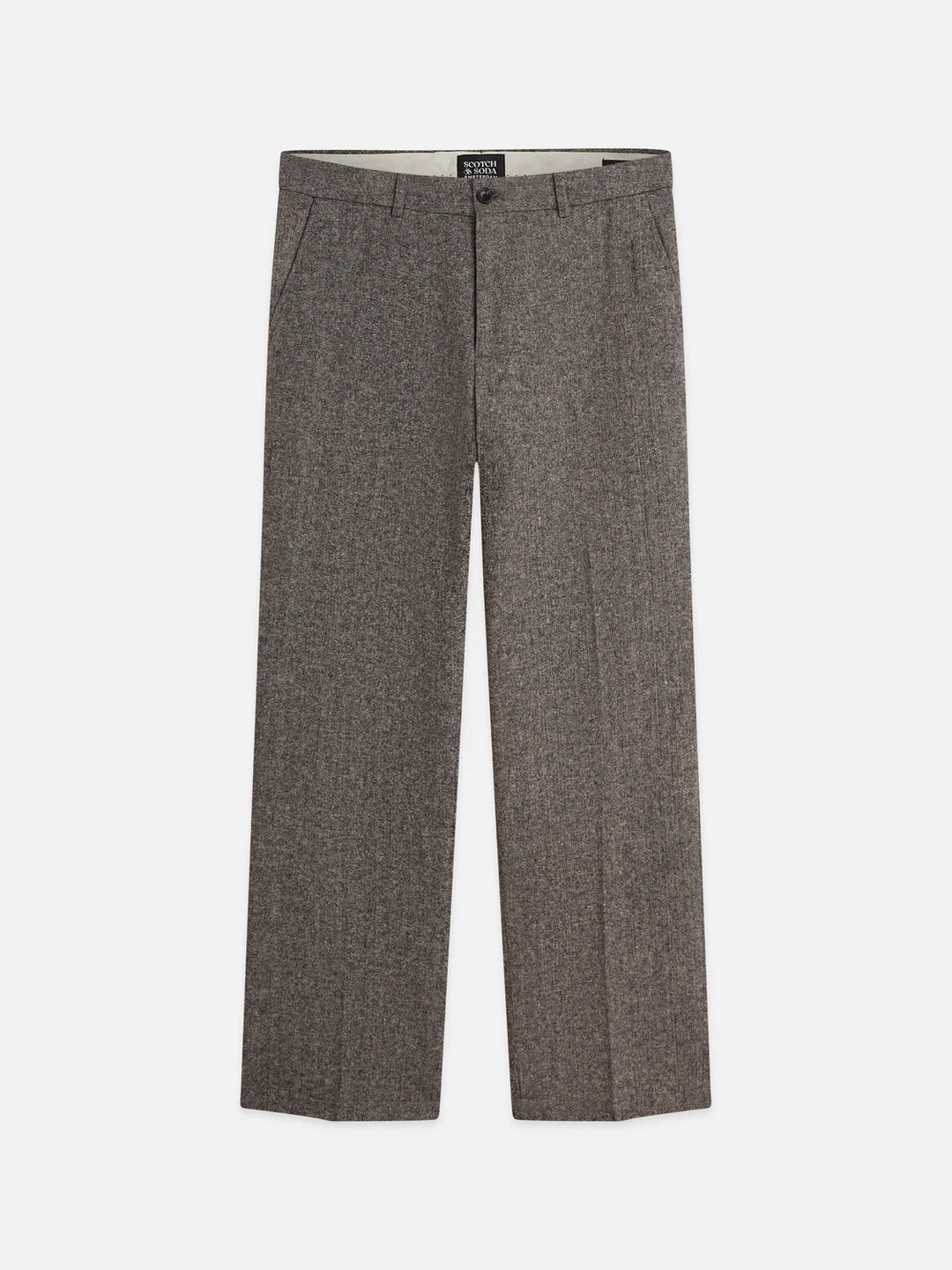 OTIS WOOL BLEND CHINO "METEORITE MELANGE"