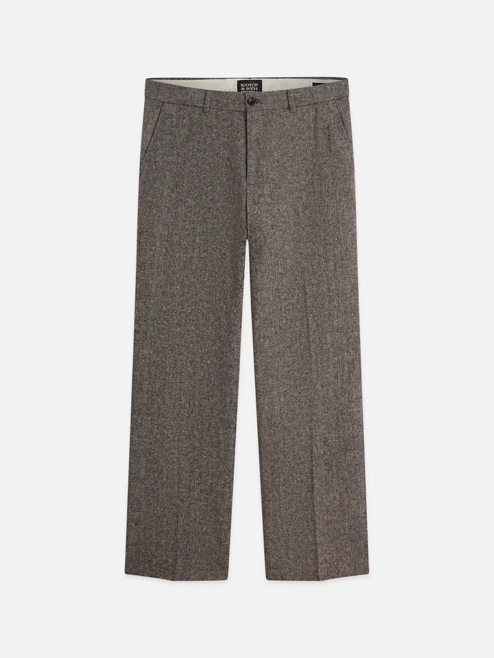 OTIS WOOL BLEND CHINO "METEORITE MELANGE"