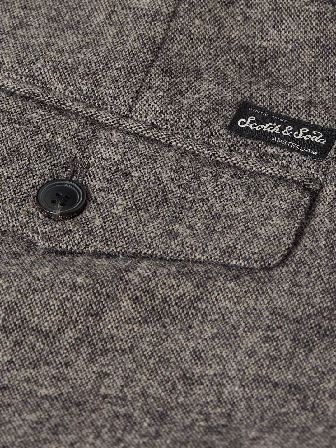 OTIS WOOL BLEND CHINO "METEORITE MELANGE"
