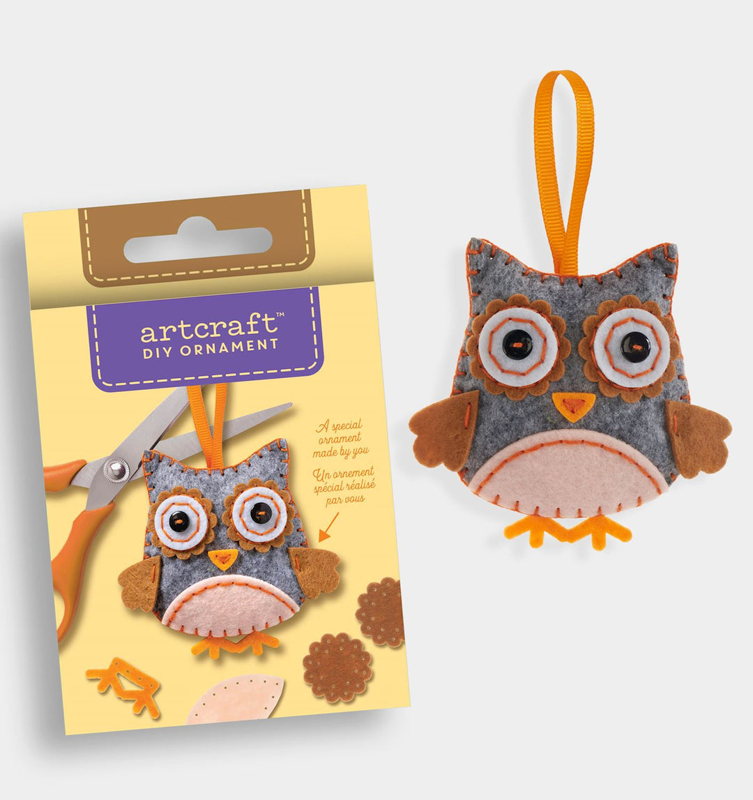 DIY ORNAMENT FELT KIT - OWL